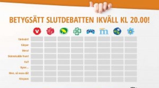 Sätt betyg på partiledarnas insats